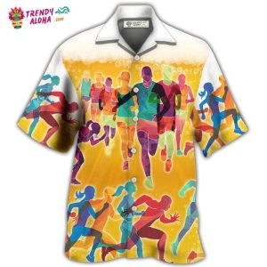 Beer I Like Beer And Running Hawaiian Shirt – Trendy KLA