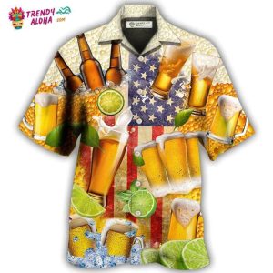 Beer Independence Day America Hawaiian Shirt – Trendy KLA