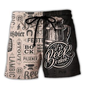 Beer It’s Beer Lover Trendy KLA Hawaiian Beach Shorts