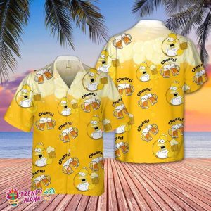 Beer Pattern Hawaiian Beers Lovers KLA Shirt
