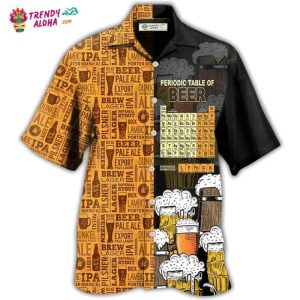 Beer Periodic Table Of Beer Hawaiian Shirt – Trendy KLA