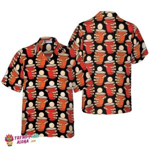 Beer Pong Halloween Party Hawaiian Shirt