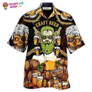 Beer Skull Craft Beer Hawaiian Shirt – Trendy KLA