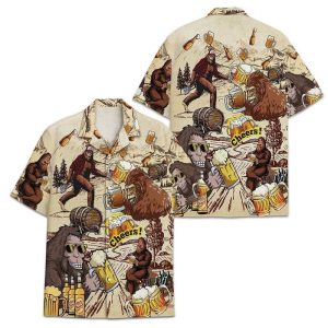 Bigfoot Beer KLA Hawaiian Shirts For Men And Women