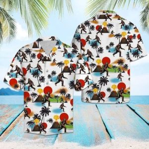 Bigfoot Camping KLA Hawaiian Shirts For Men And Women