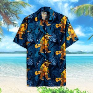 Bigfoot Hawaii Shirt Bigfoot Sasquatch Mexican Hawaiian KLA Shirts