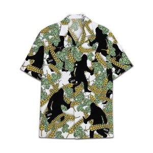Bigfoot Holding Beer Hawaiian Shirt Exclusive Look
