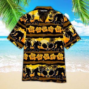 Bigfoot Loves Pickleball Nature Beach Hawaiian Shirts