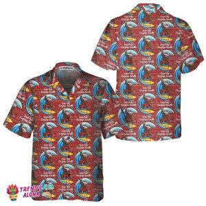 Bigfoot Surfing Christmas Hawaiian Shirt, Funny Christmas Bigfoot Shirt, Best Xmas Gift Idea