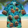 Bison Lovers Trendy Hawaiian Shirt, Animal Cow Trendy Hawaiian Shirt Men, Short Sleeve Hawaiian KLA Shirt