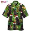 Black Cat Christmas Merry Xmas Hawaiian Shirt – Trendy KLA