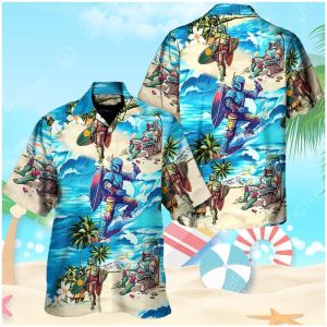 Boba Fett Star Wars Surfing Summer Beach Hawaiian Shirt