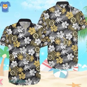 Boston Bruins Beach Shirt Men And Women Gift Hawaiian Shirt