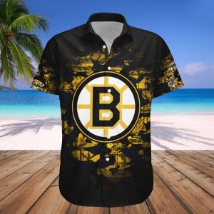 Boston Bruins Hawaii Shirt Camouflage Vintage – NHL