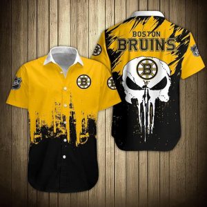 Boston Bruins Hawaii Shirt Skull – NHL
