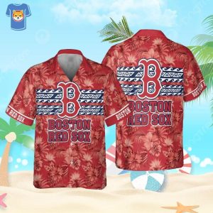 Boston Red Sox Major League Baseball Print Hawaiian Shirt