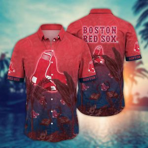 Boston Red Sox MLB Hawaiian Shirt Blooming Flowerstime KLA Shirt