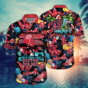 Boston Red Sox MLB Hawaiian Shirt Ocean Wavestime KLA Shirt