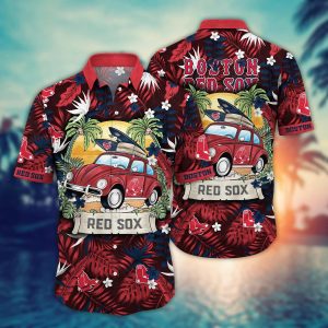 Boston Red Sox MLB Hawaiian Shirt Warm Nightstime KLA Shirt