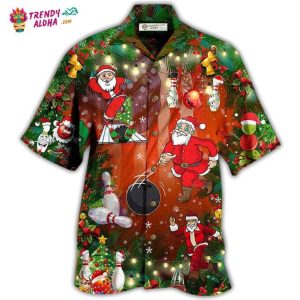 Bowling Do You Wanna Solo Bowling With Santa Claus Christmas Hawaiian Shirt – Trendy KLA