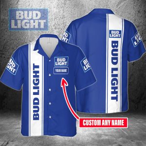 Bud Light Name Customization On Hawaiian Shirt