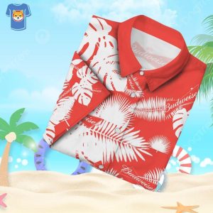 Budweiser Beach Shirt Men And Women Gift Hawaiian Shirt