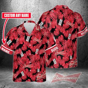 Budweiser Unique Identity Vibrant Hawaiian Shirt