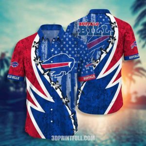 Buffalo Bills Engage in a Short Summer Hawaiian Shirt