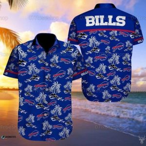 Buffalo Bills Football Sports Logo on a Hawaiian Shirt