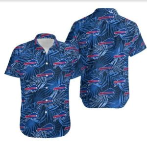 Buffalo Bills Hawaiian Shirt Buffalo Bills Palm Leaves Blue Hawaii Shirt Buffalo Bills KLA Shirt