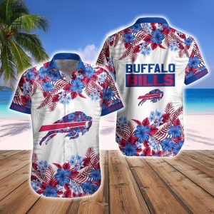 Buffalo Bills Hawaiian Shirt Short Combo Set Tropical Style
