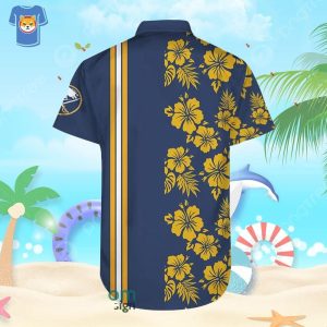 Buffalo Sabres Hawaii Floral Pattern KLA Beach Gift Hawaiian Shirt For Men And Women