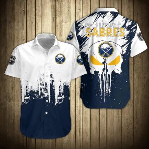 Buffalo Sabres Hawaii Shirt Skull – NHL