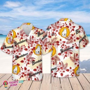 Bundaberg Hawaiian Flowers Pattern Shirt, Hawaiian Beer Lover Shirt, Classic Flowers Beer KLA Shirt