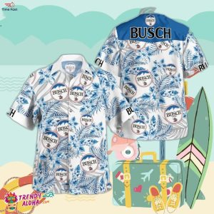 Busch Beer Themed 3D Print Perfect Summer Hawaiian Shirt