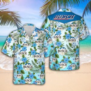 Busch Beer Unisex Trendy Hawaiian Shirt Funny Party