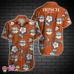 Busch Hunting Mallard Iii Hawaiian Shirt