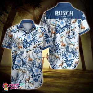 Busch Hunting Mallard Iv Hawaiian Shirt
