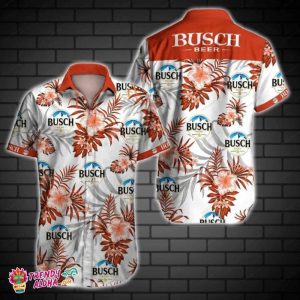 Busch Hunting Mallard V Hawaiian Shirt