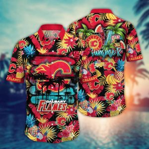 Calgary Flames NHL Hawaiian Shirt Flip Flopstime KLA Shirt