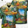 Camping Life Is Best Art, Hawaii Shirt Party Summer, Beach Party Matching Shirt For Men/Women, Gifts For Bachelor Party, Hawaiian Set Gift.