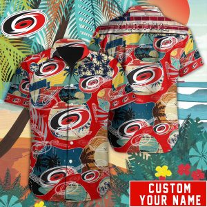 Carolina Hurricanes Custom Name Hawaiian Shirt