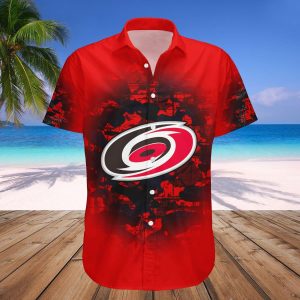 Carolina Hurricanes Hawaii Shirt Camouflage Vintage – NHL