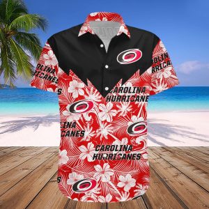 Carolina Hurricanes Hawaii Shirt Tropical Seamless- NHL
