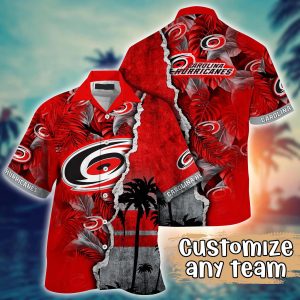 Carolina Hurricanes NHL Hawaiian Shirt Custom High Temperatures KLA Shirt