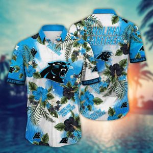 Carolina Panthers NFL Hawaiian Shirt Sea Shorestime KLA Shirt