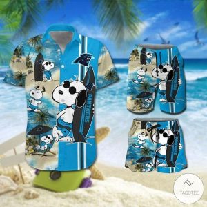 Carolina Panthers Snoopy Commemorative Unique Design Hawaiian Shirt