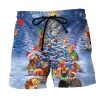 Cats Love Christmas Everytime Trendy KLA Hawaiian Beach Shorts