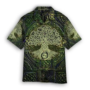 Celtic Tree Of Life Irish St Patrick’s Day Trendy Hawaiian Shirt For
