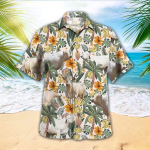 Charolais Cow Trendy Hawaiian Shirt, Animal Trendy Hawaiian Shirts, Cow Lover Shirt, Farmer Shirt For Men And Women